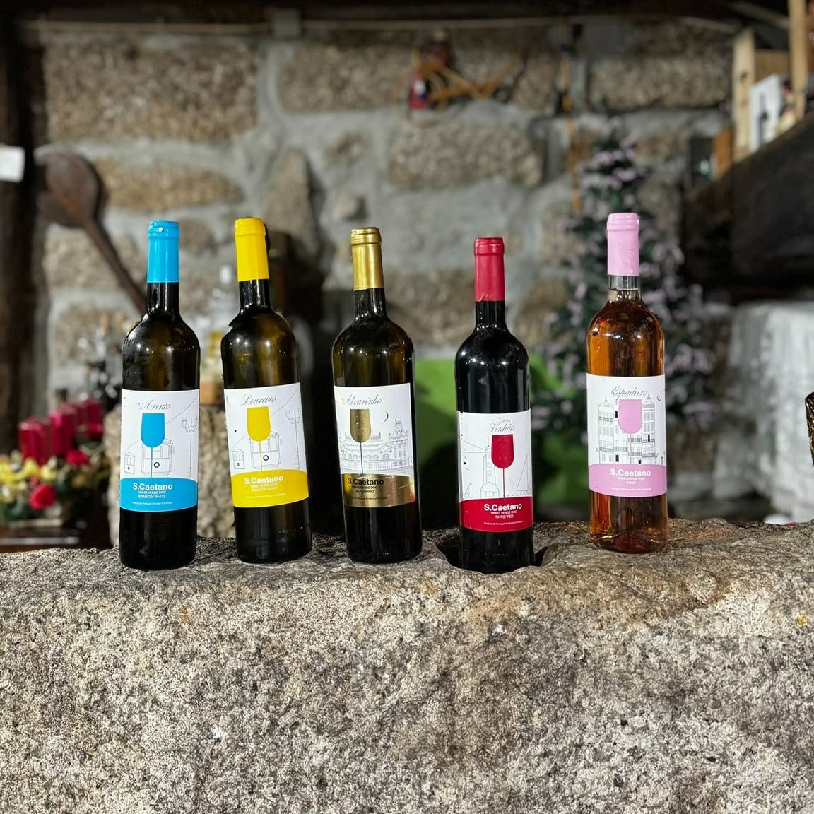 Vinhos servidos na Casa da Céu